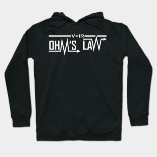 Ohm's Law tipografi Hoodie